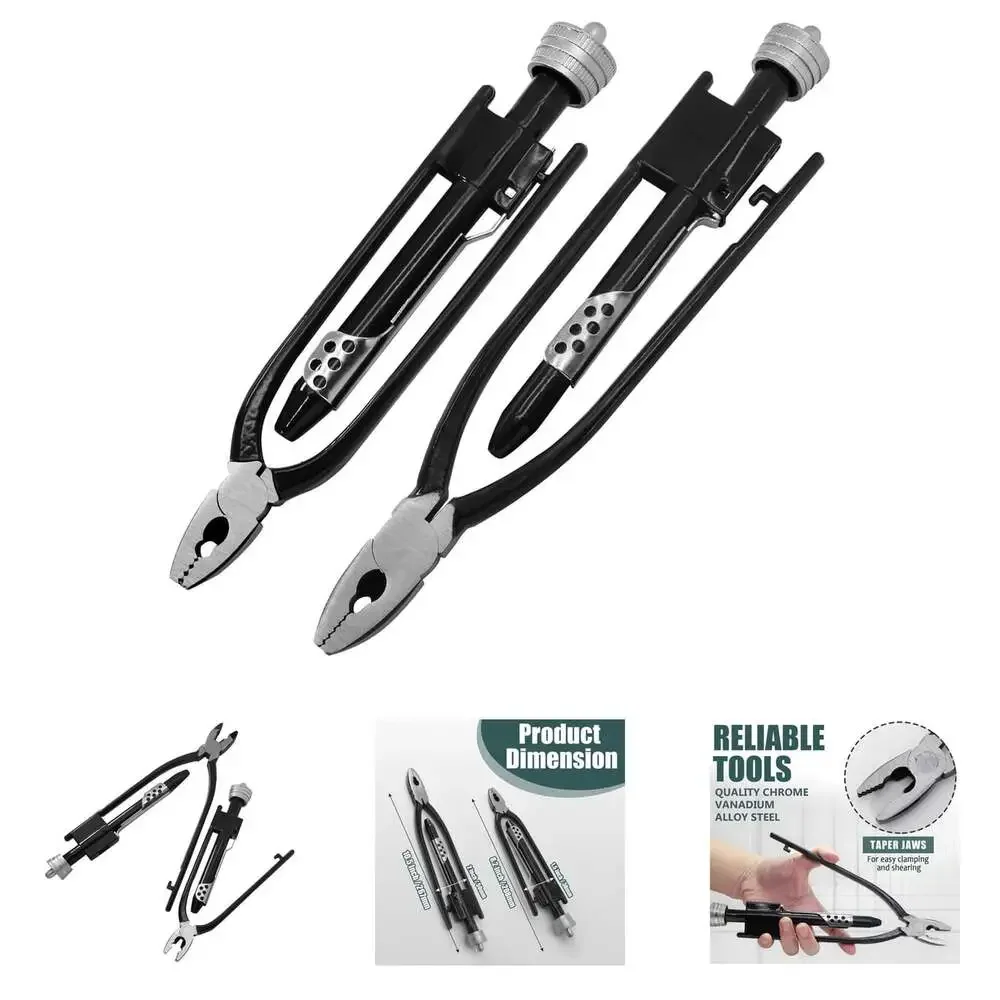 Wire Pliers Set Chrome Vanadium 6 9 Inch Automotive Aviation Industrial Black